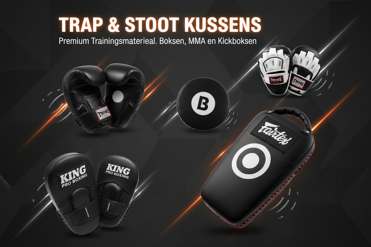 Trap en stootkussens van topmerken voor boksen en kickboksen training