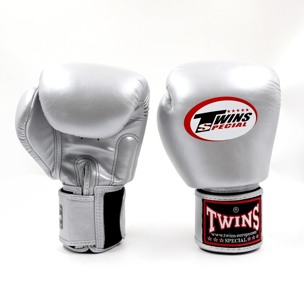 Twins Special BGVL-3 Silver Bokshandschoenen / Boxing Gloves | Handgemaakt Thailand