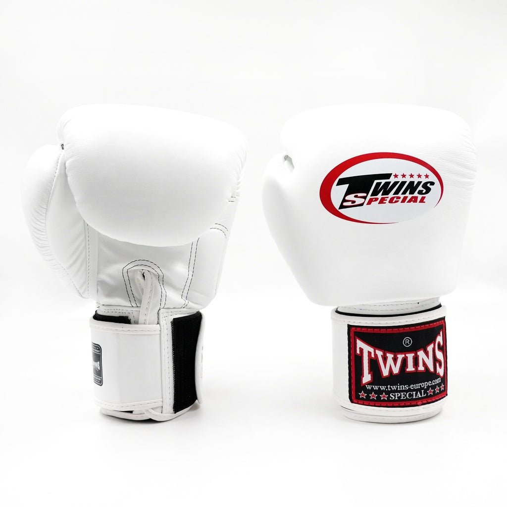 Twins Special BGVL-3 Bokshandschoenen Wit | Iconische Muay Thai Leder