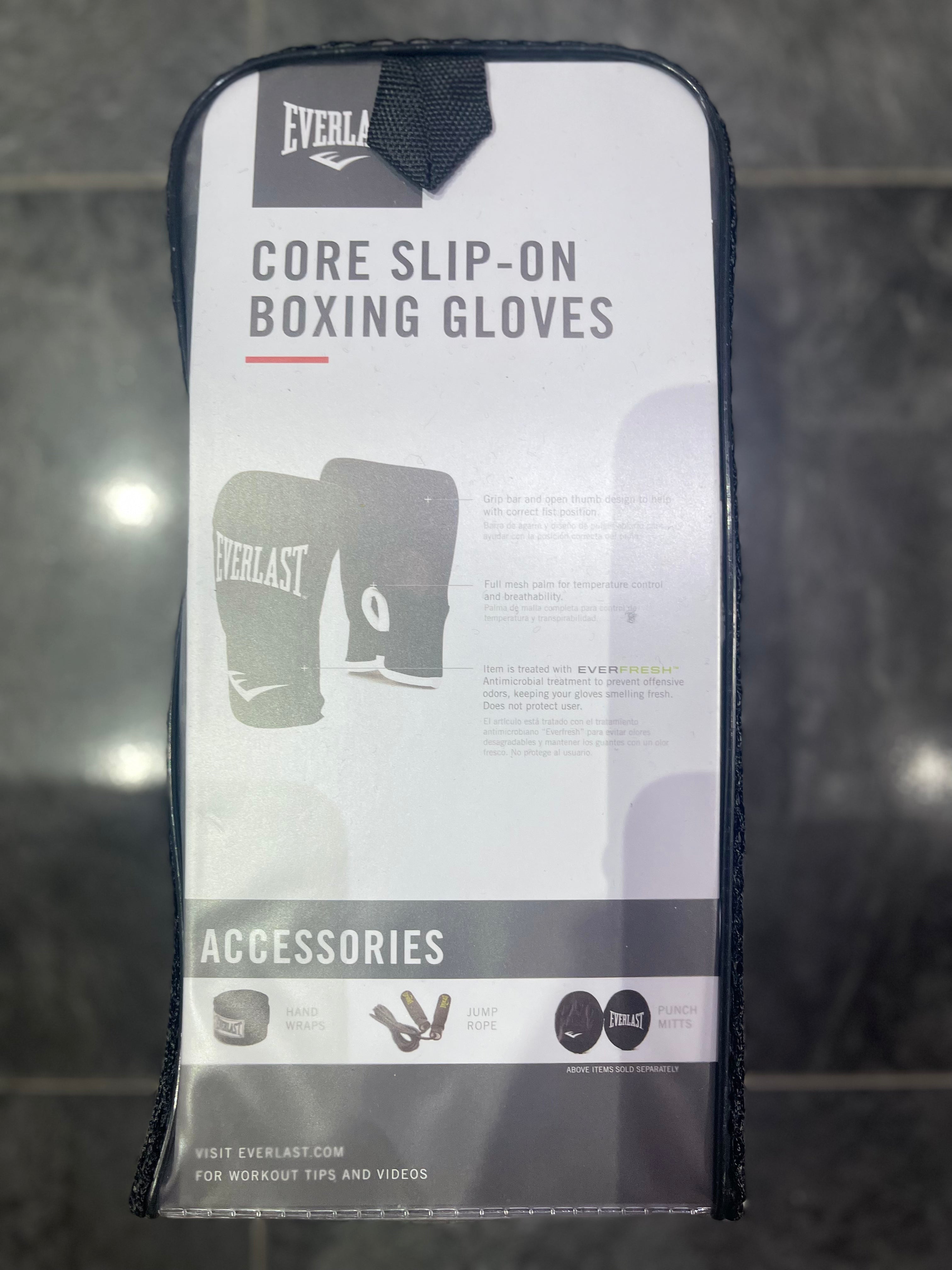 Bokszak en pads Everlast Core Slip On Bokszak & Pads Handschoenen