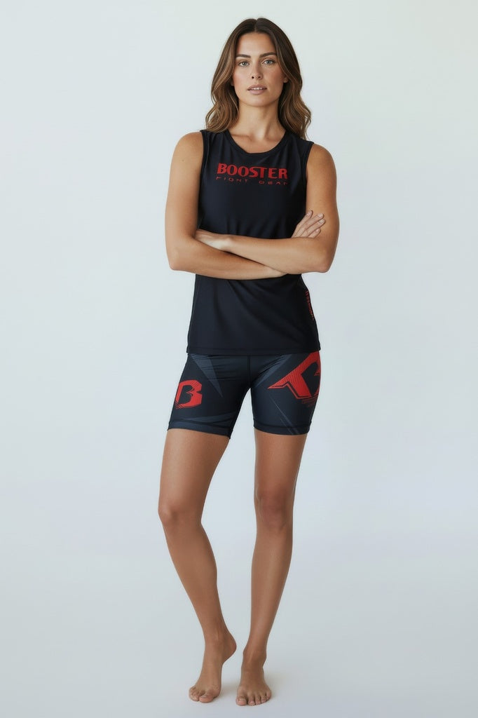 Booster Challenge V2 rode dames compressieshort – gedragen pasvorm