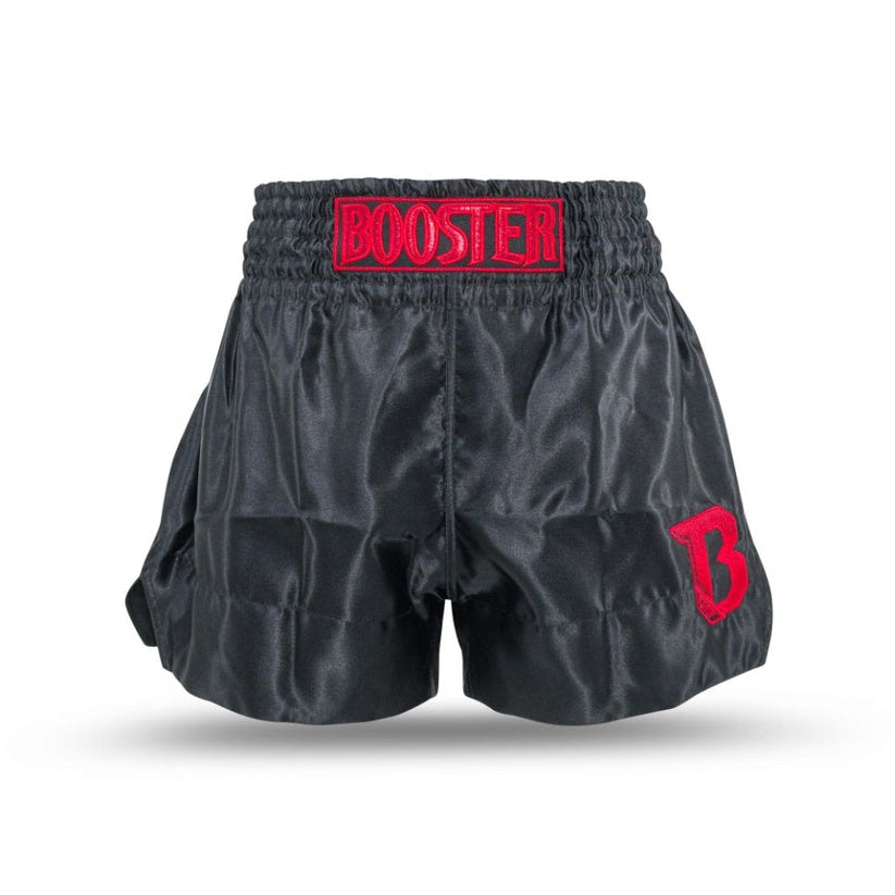 Booster Core Rode Kickboksbroek / Red Kickboxing Shorts – vooraanzicht
