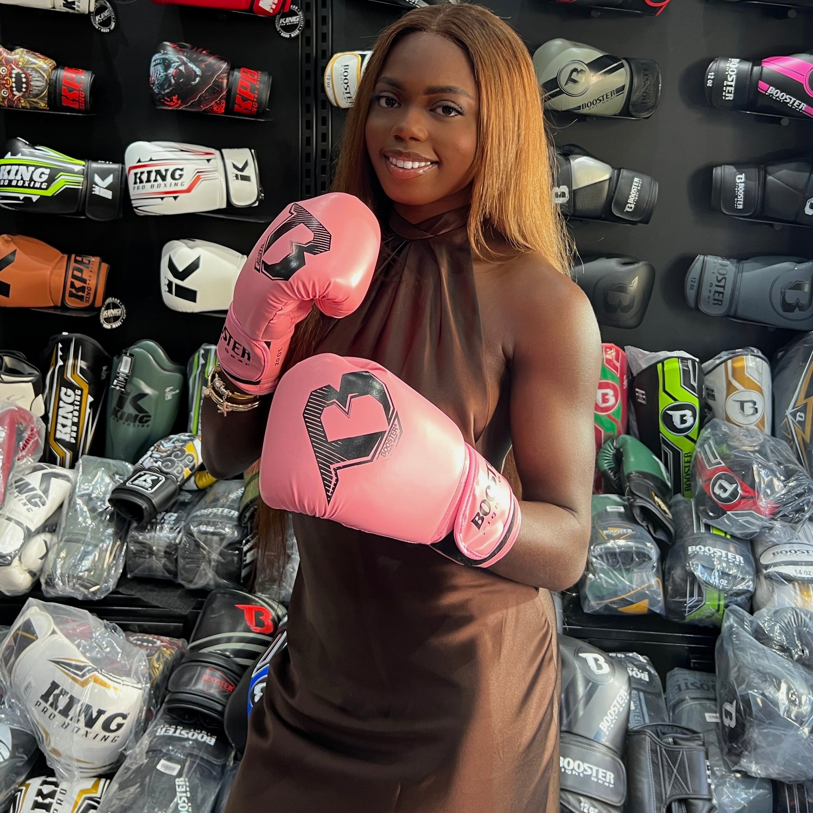 Booster Starter Roze Bokshandschoenen