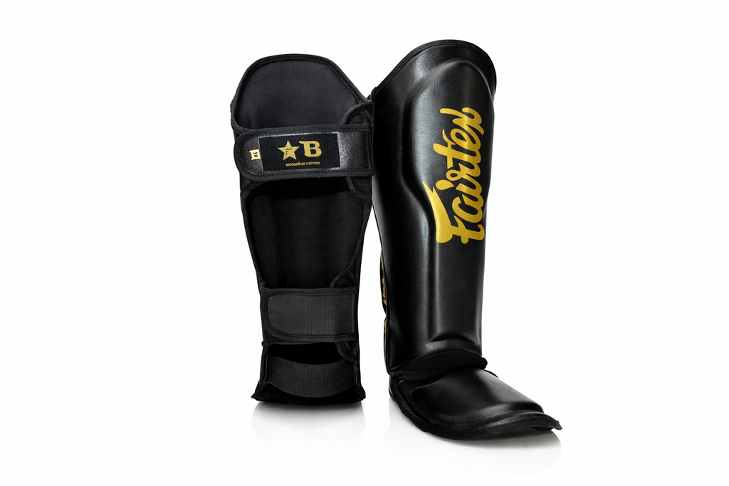 FXB Shinguards – Fairtex x Booster Fight Gear Co-Branded Premium Scheenbeschermers