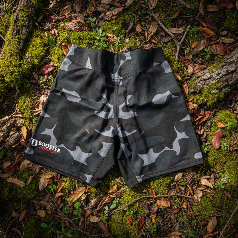 Gruppa OF Hooligan Booster Fight MMA Short – zijkant detail