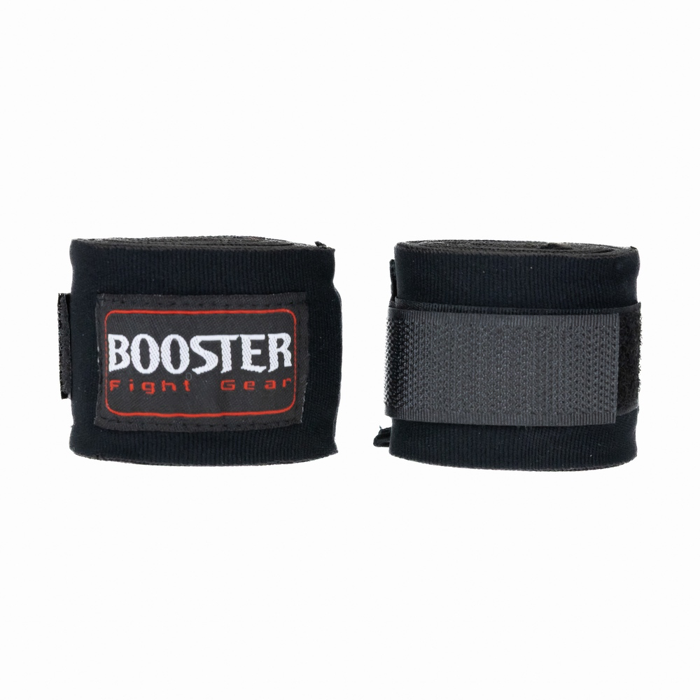 Booster Hand Wraps Black 4.6m / Bandage Zwart | Polykatoen Boksen Kickboksen
