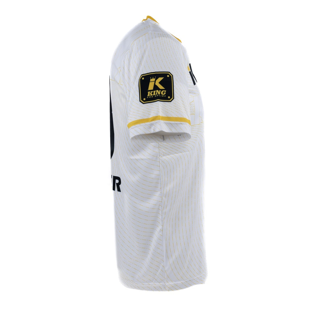 King Pro Boxing 08 Series Dry-Fit Shirt Wit - Premium Performance
