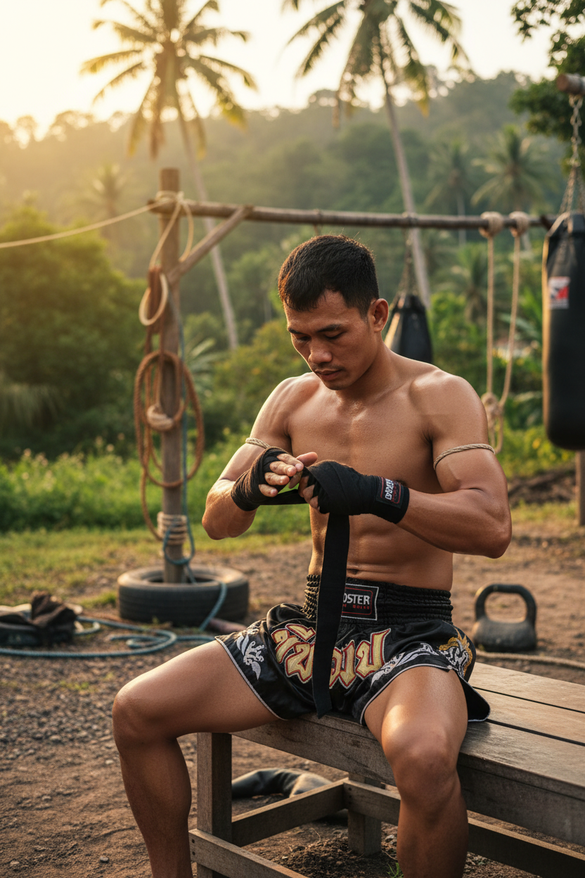 Muay thai handwraps