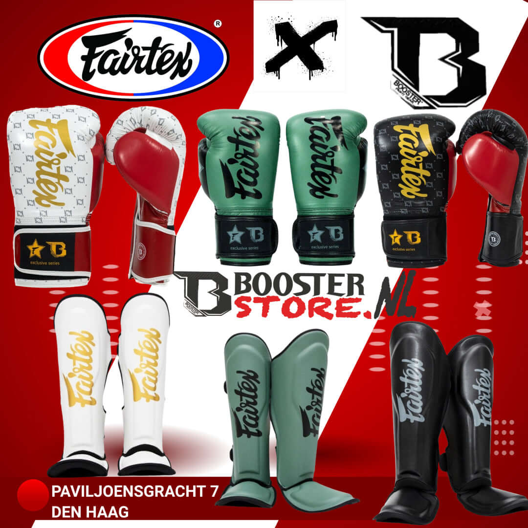 Fairtex x Booster Star Series Kickboxing Gear Set Black