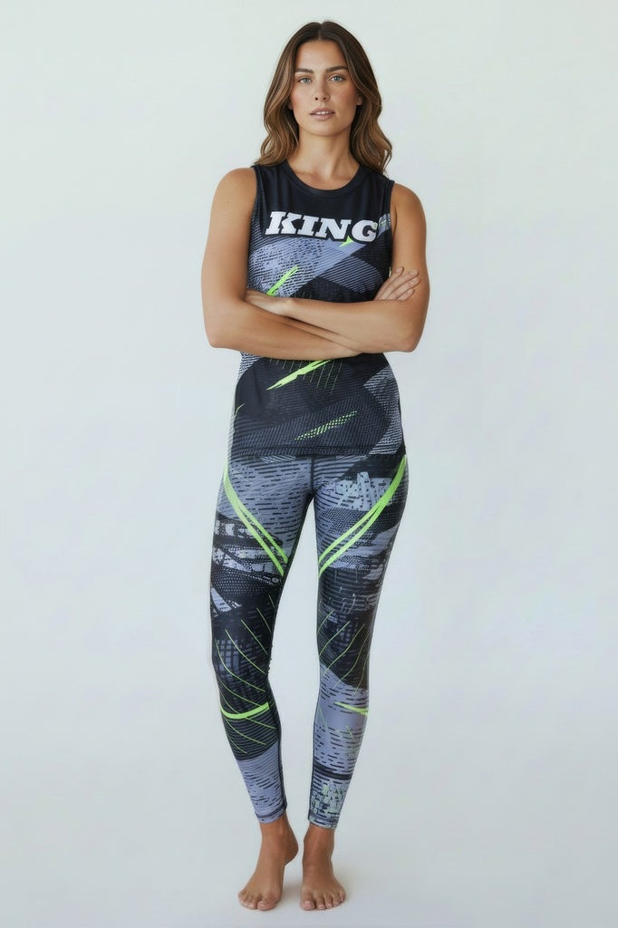 KING PRO BOXING: SHADOW 2 Dames Mouwloze Compressieshirt