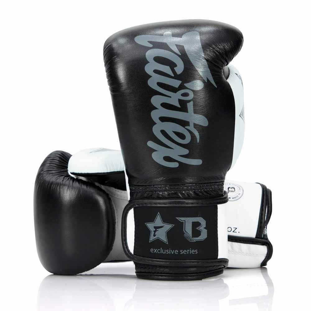 Fairtex x Booster FXB V2 Pro Boxing Gloves Black White