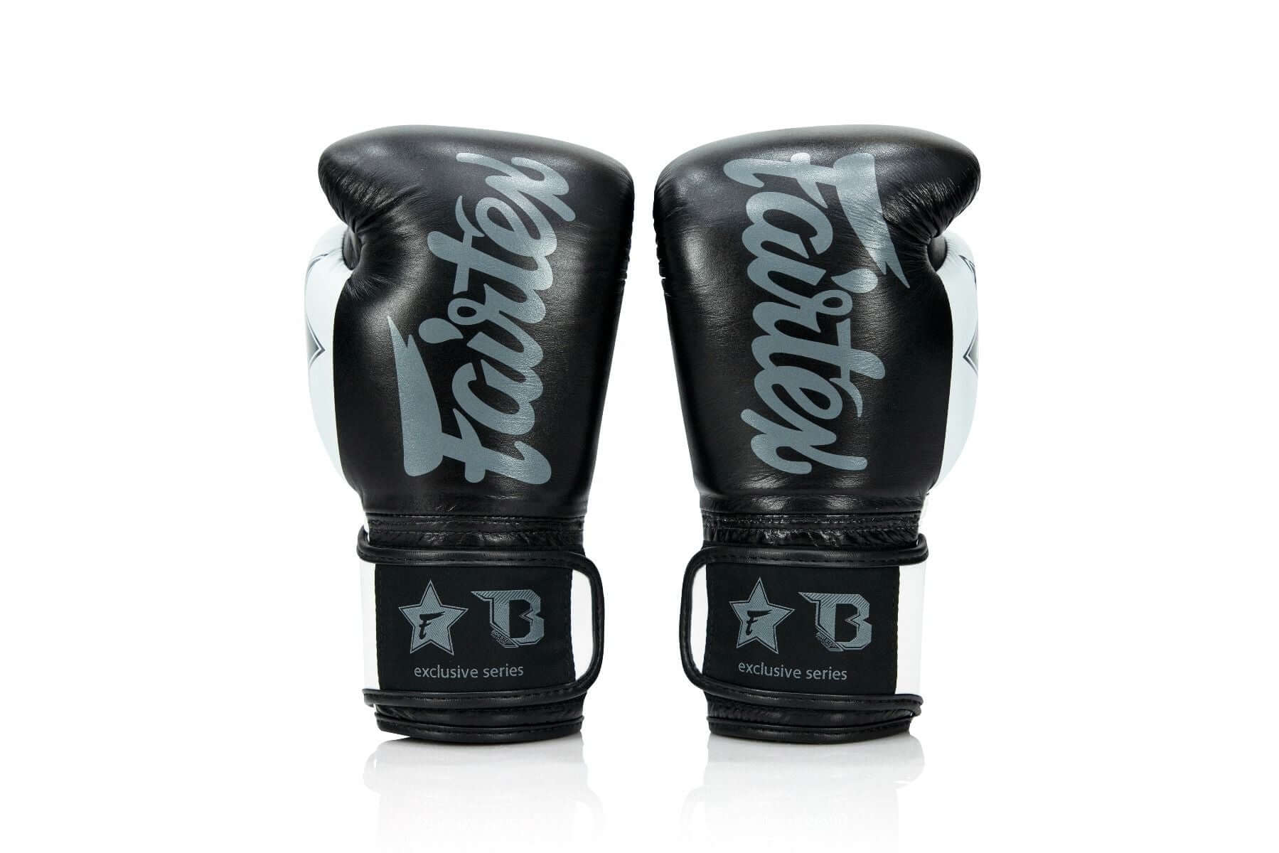 Fairtex x Booster FXB V2 Pro Boxing Gloves Black White