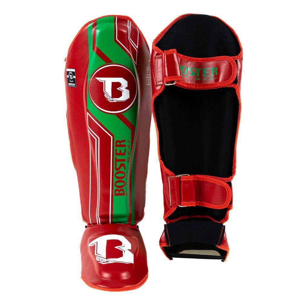 Booster lederen scheenbeschermers v9