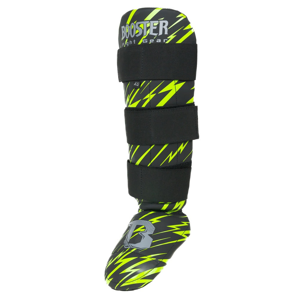 Booster Kinder scheenbeschermers Combat series neon