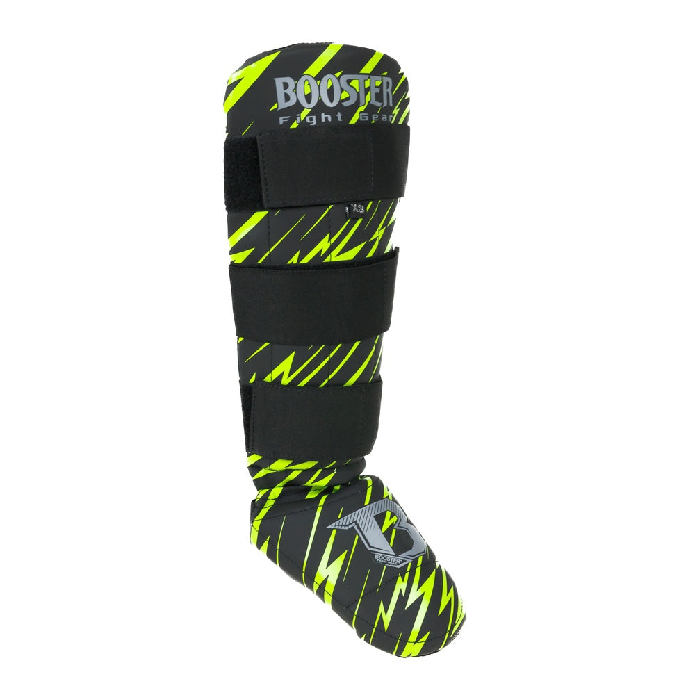 Booster Kinder scheenbeschermers Combat series neon