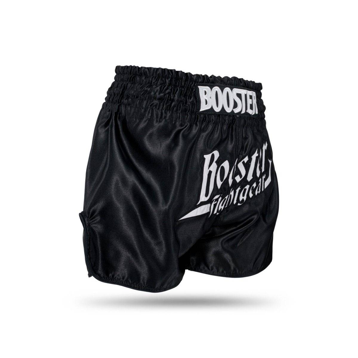 Muay Thai Short Booster TBT Thunder BK/WH