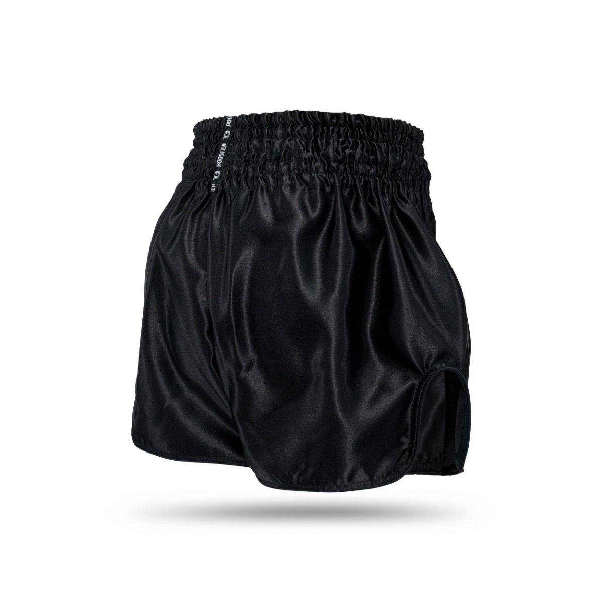 Muay Thai Short Booster TBT Thunder BK/WH