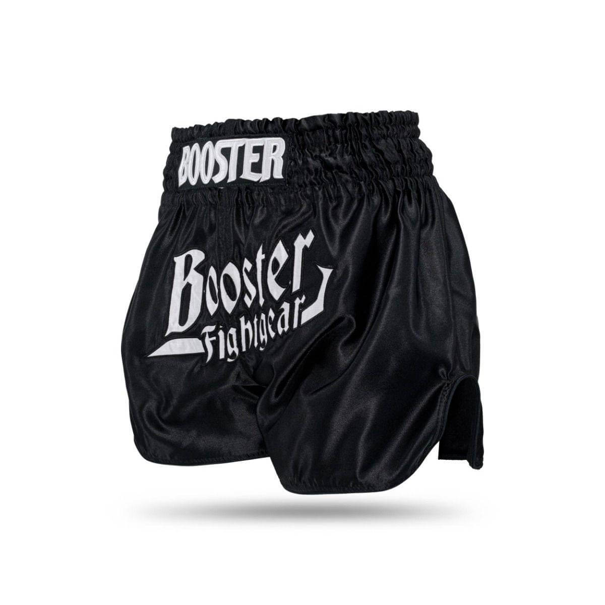 Muay Thai Short Booster TBT Thunder BK/WH
