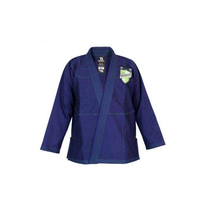 Booster BJJ Gi V2 Pro Shield blauw, IBJJF goedgekeurd, lichtgewicht jiu-jitsu gi handgemaakt in Thailand