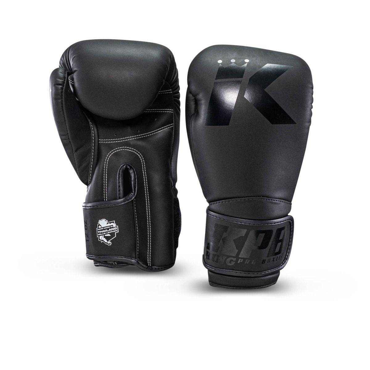 King Bokshandschoenen KPB/BGK-1 Pelis zwarte vegan leer met versterkte pols en memory foam bescherming