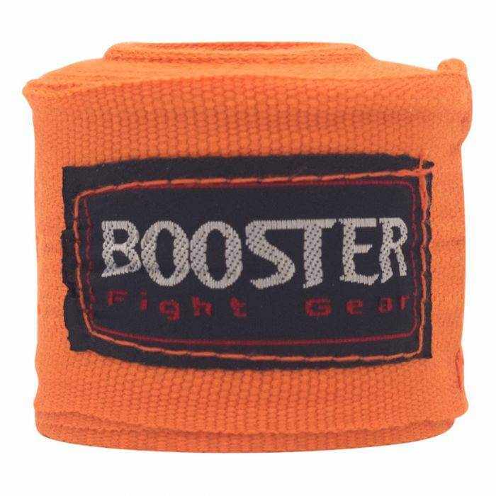 Neon oranje Booster Bandage handwraps van 460 cm elastisch poly katoen voor vechtsportbescherming