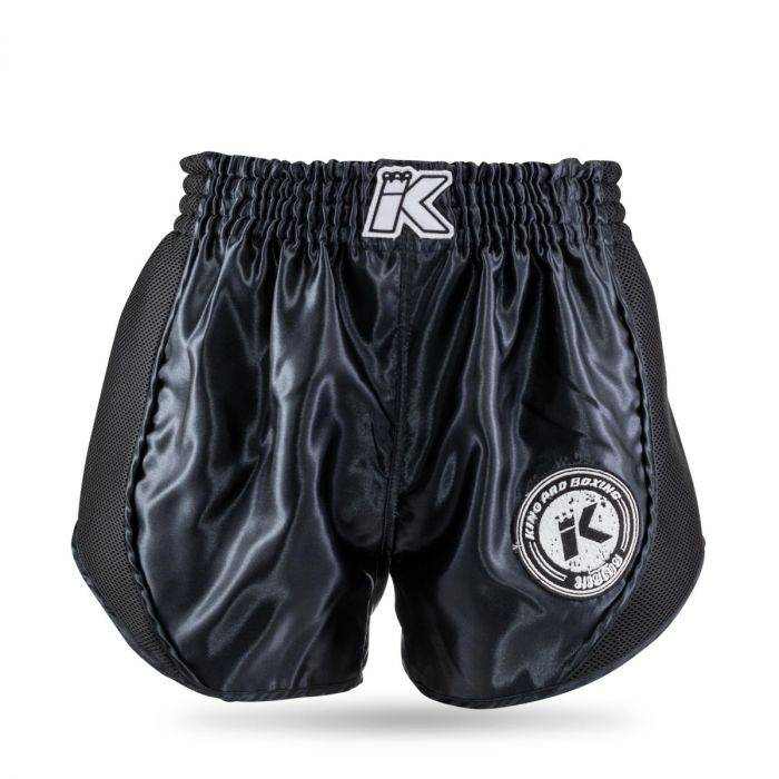KPB RETRO MESH muaythai shorts met zijmesh en lichtgewicht satijn uit Thailand