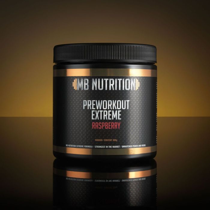 PRE WORKOUT - EXTRA STRONG Rasberry - Booster Fight Store