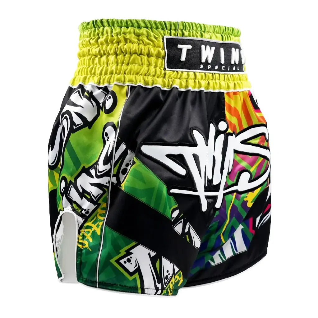 Twins TTBL Graffiti Muay Thai Shorts / Fight Shorts | Twins Special Collection