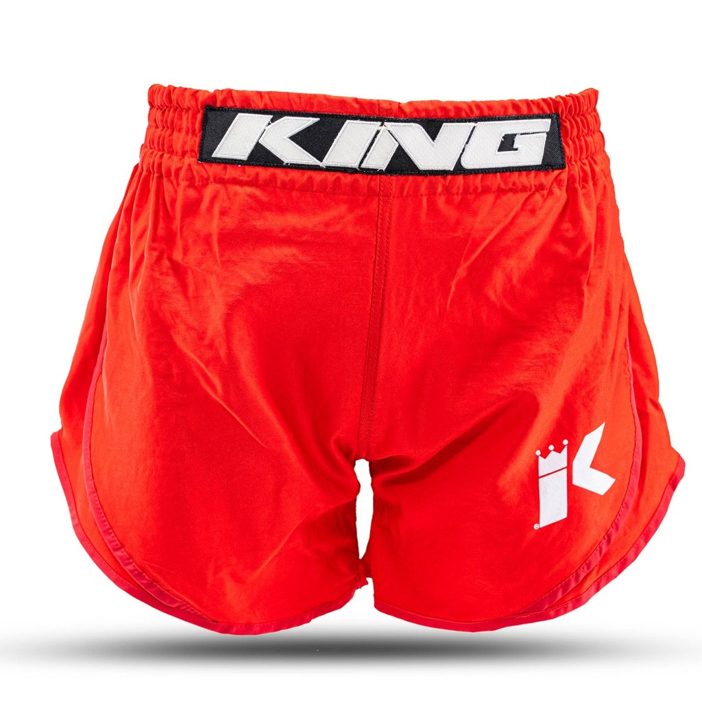 KPB Classic Red Muay Thai Shorts