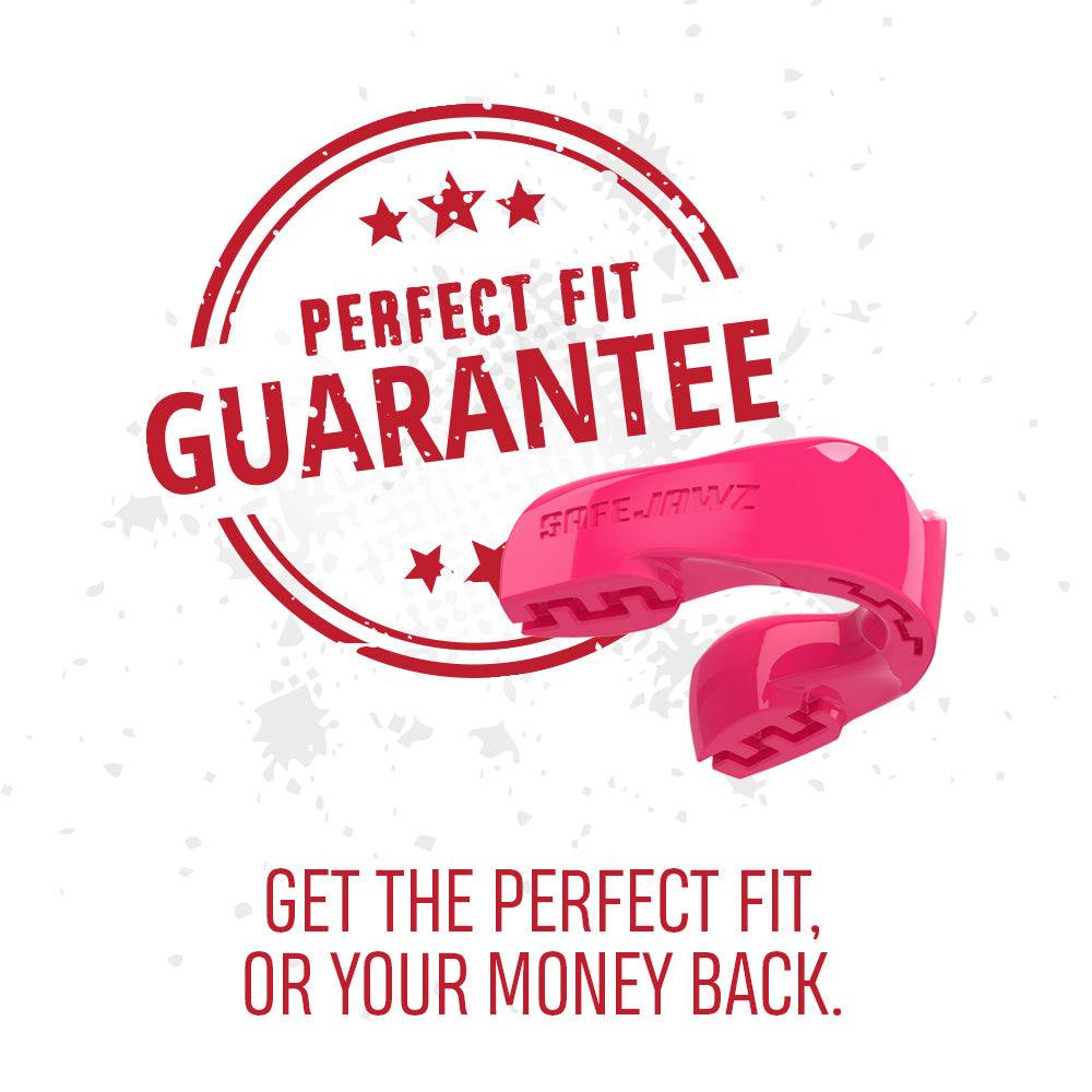 SAFEJAWZ Roze Fluid Fit Bitje – INTRO PINK