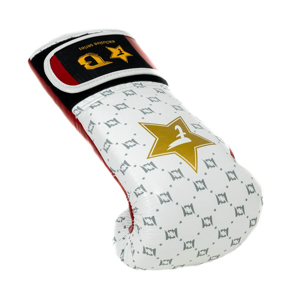 Fairtex x Booster Star Series Boxing Gloves Black Gold