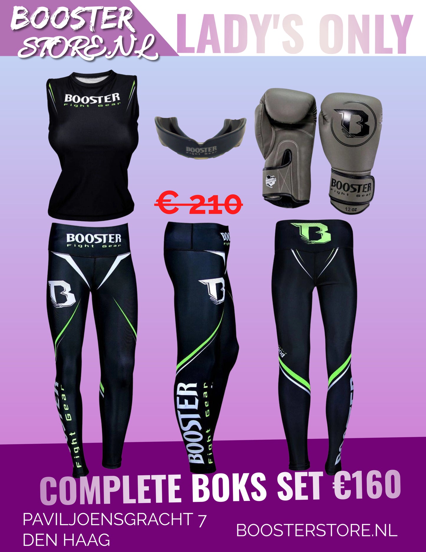 Booster ladies only boksset - Booster Fight Store