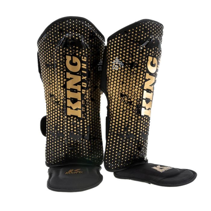 King Hexagon shin guards gold