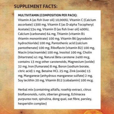 Wanted nutrition Dead or Alive