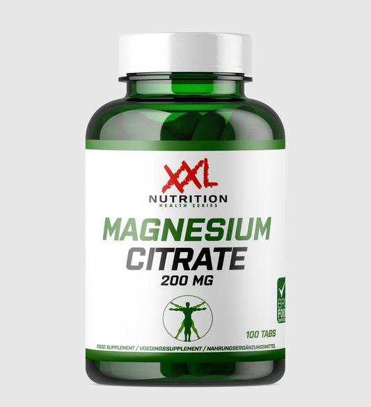 XXL Nutrition - Magnesium Citraat 200 mg (100 caps) - Booster Fight Store