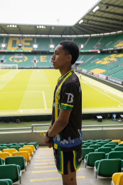 FC Den Haag x Booster Fight Shirt & Short Set / T-Shirt & Shorts Set | Old School Print | Actieprijs