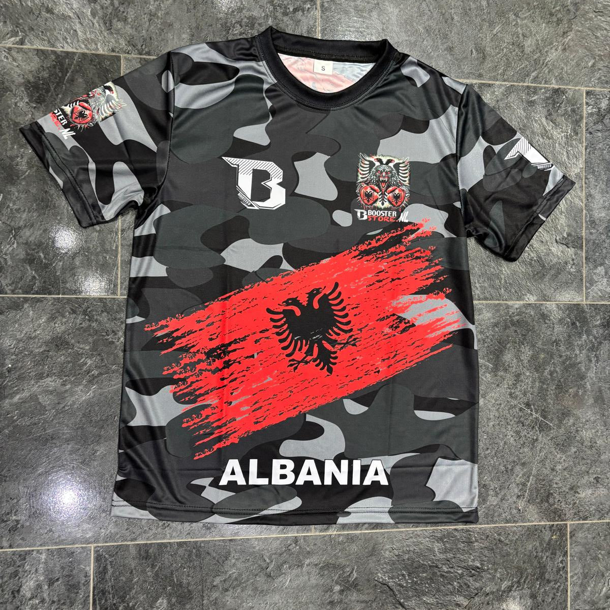 Albanië Active Dry Fight Shirt flag