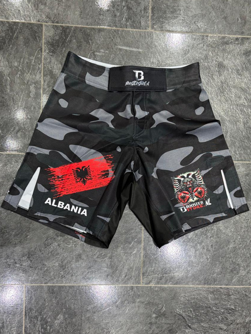 Albanië Mixed Martial Arts Short Front