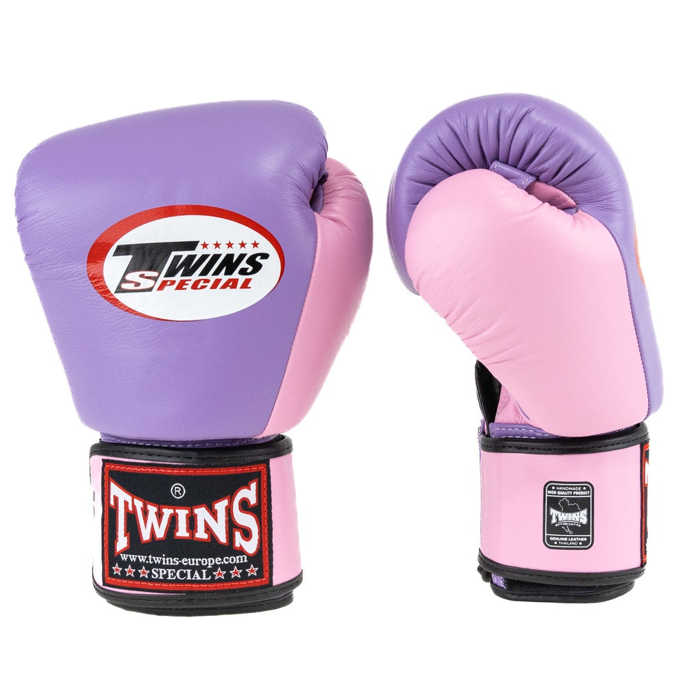 Twins Special BGVL-3 2T Bokshandschoenen Paars/Roze | Muay Thai Leder