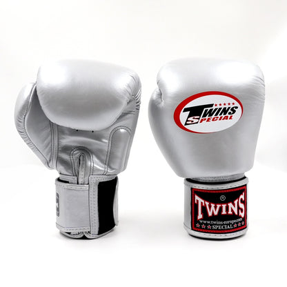 Twins Special BGVL-3 Silver Bokshandschoenen / Boxing Gloves | Handgemaakt Thailand