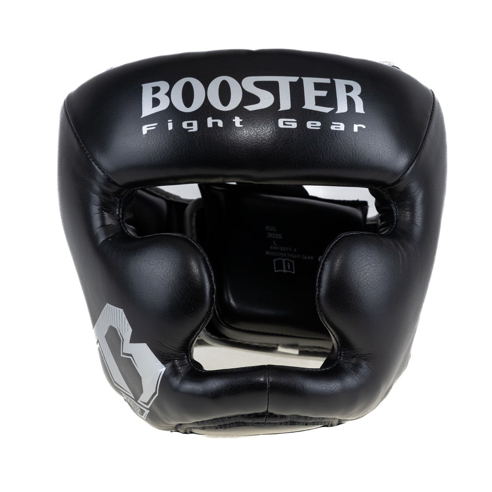 Booster Fight Gear BHG 2 Hoofdbeschermer Zwart/Zilver - Premium Bescherming
