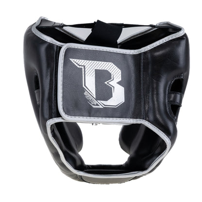 Booster Fight Gear BHG 2 Hoofdbeschermer Zwart/Zilver - Premium Bescherming