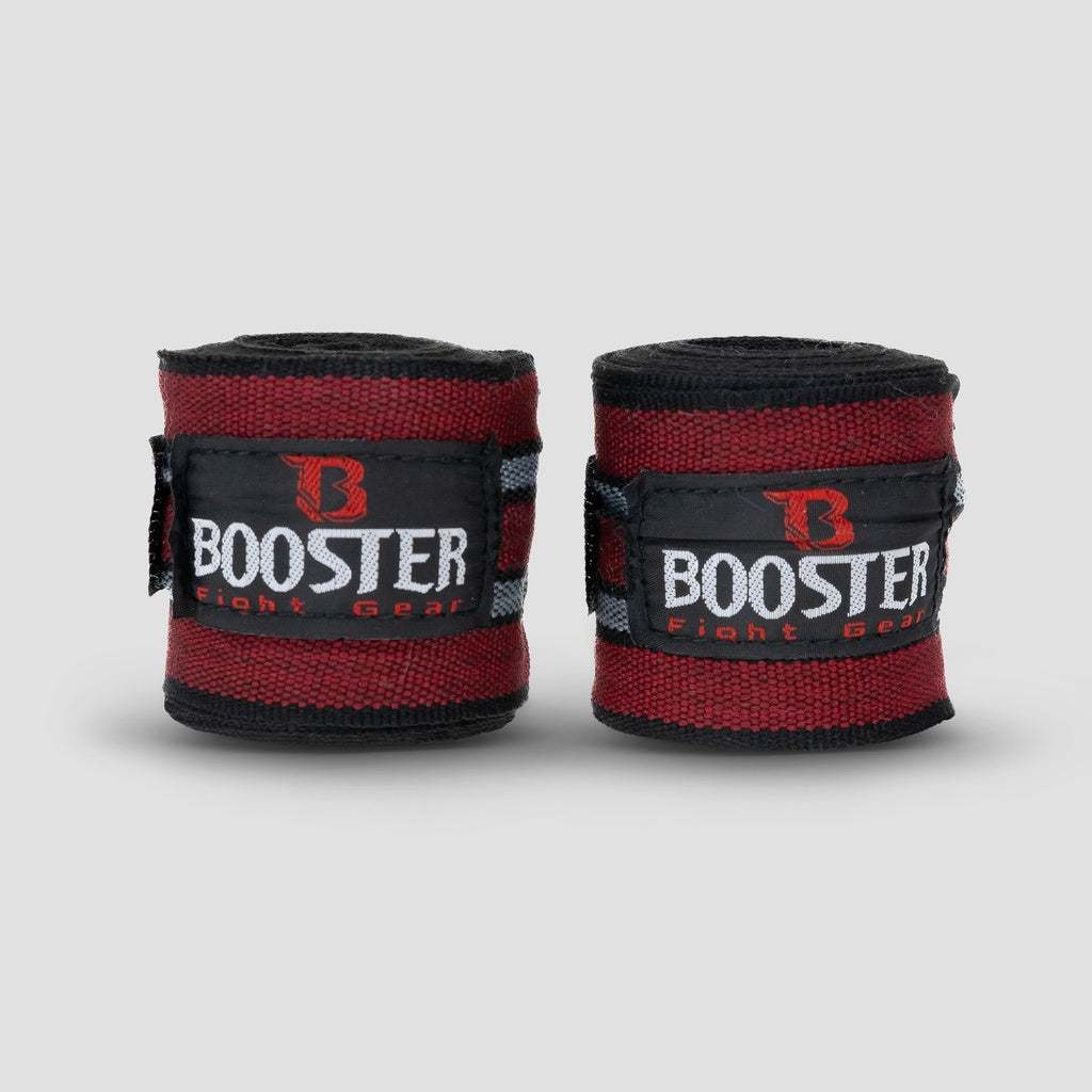 Booster Bandage Retro Wine Red / Hand Wraps | 4.6m Poly Cotton