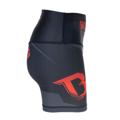 Booster Challenge V2 rode dames compressieshort – zijaanzicht