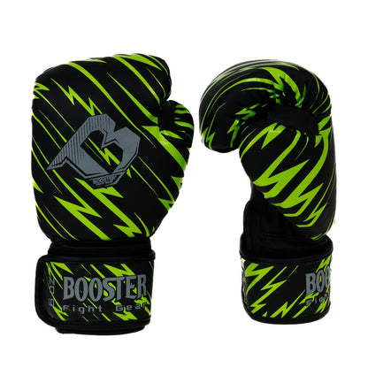 Booster Combat Series 5 kinder bokshandschoenen neon vooraanzicht / Booster Combat Series 5 youth boxing gloves