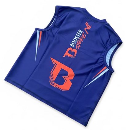 Booster Fight Gear 'Challenge' Mouwloze T-shirt / Sleeveless T-shirt | Dames Sporttop Paars/ oranje