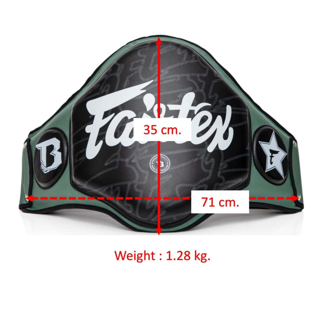 Fairtex x Booster FXB Professional Coach Belly Pad Black