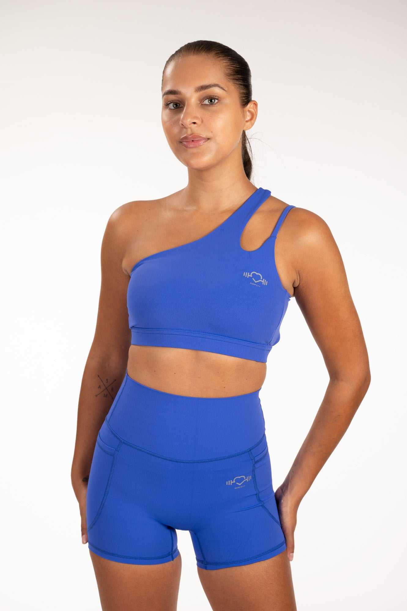 GymFitt One-Shoulder Sports Top