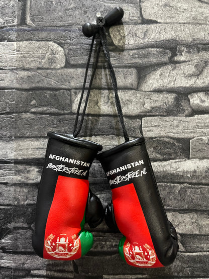 Mini Bokshandschoenen Afghanistan / Mini Boxing Gloves Afghanistan | Decoratie & Auto Accessoire