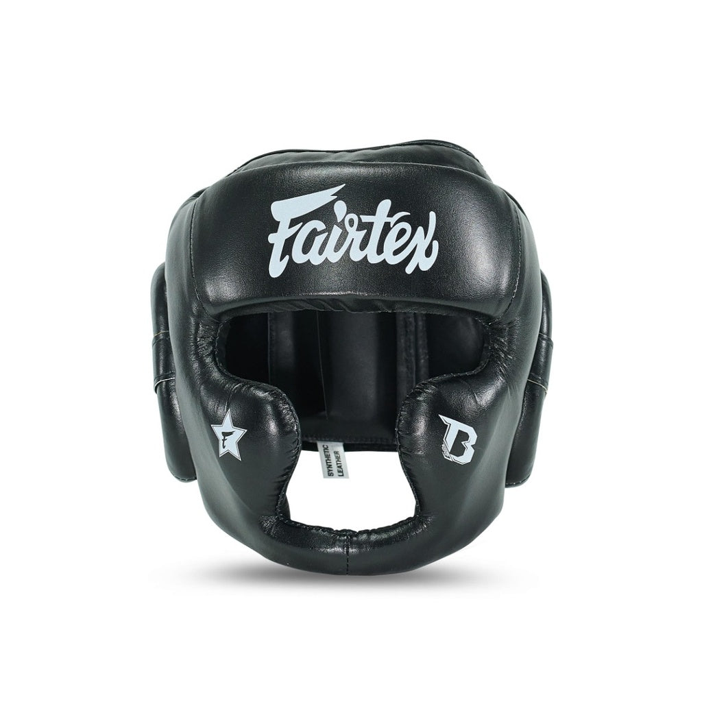 FXB HG Black Headguard – Fairtex x Booster Hoofdbeschermer voor Sparring